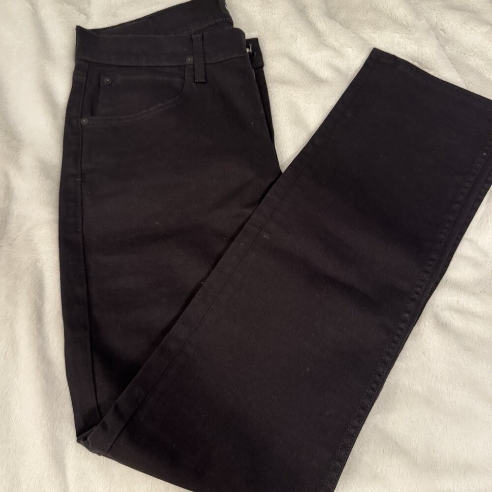 Hudson Black Byron Straight Jeans Mens 32/33